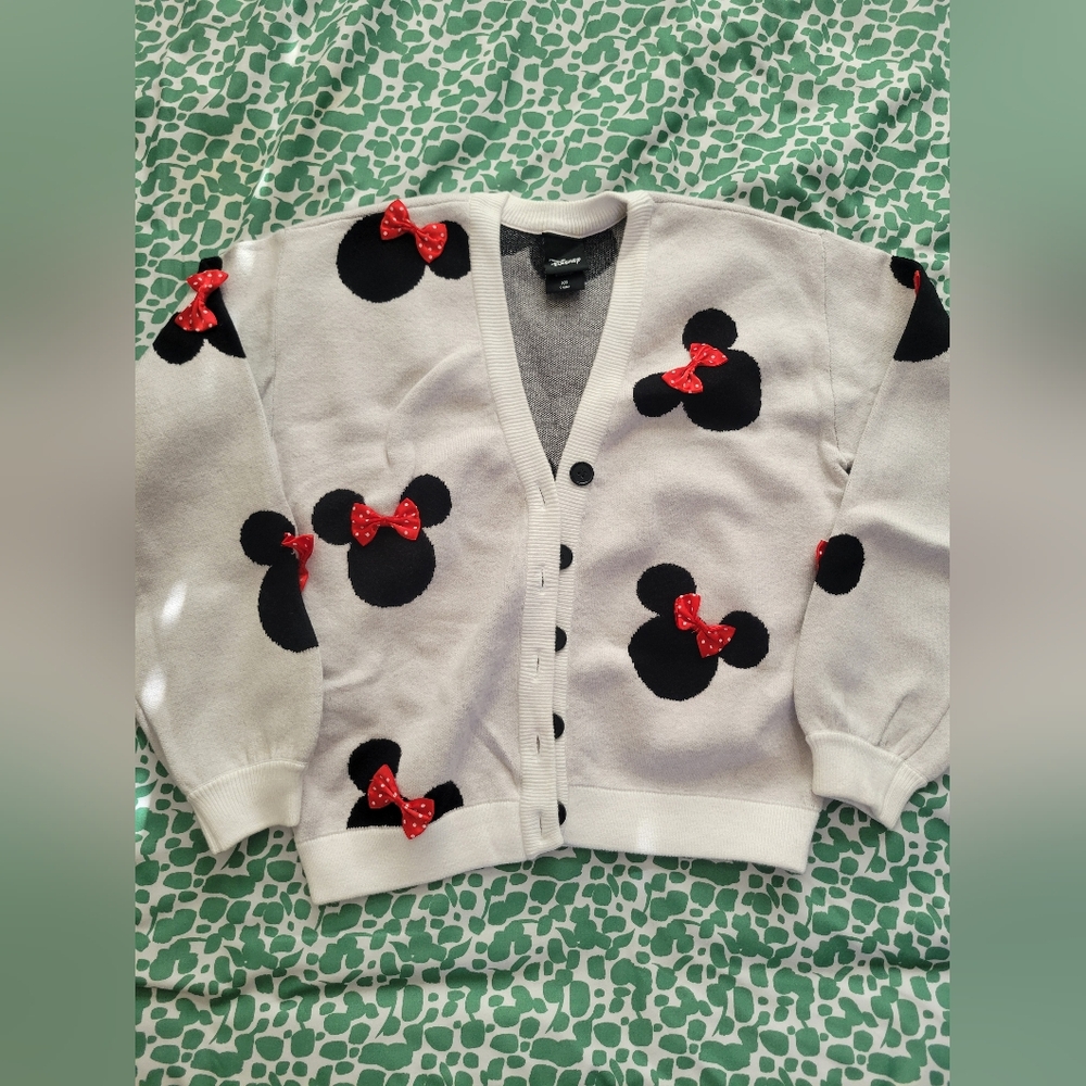 Minnie Mouse Bow Cardigan
